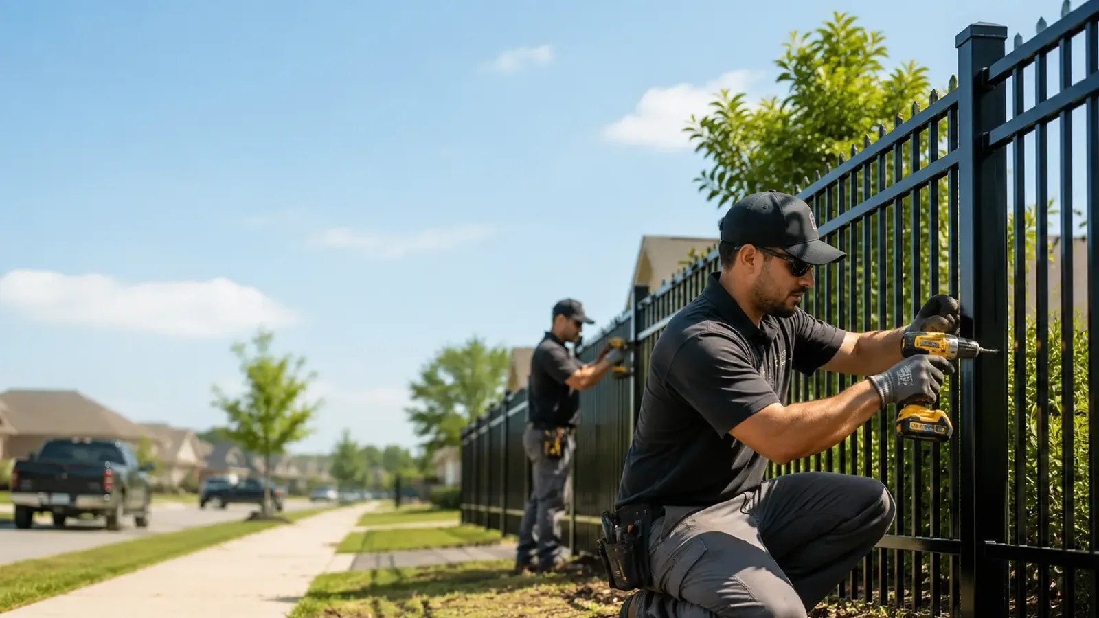 Metal Fence Installation in Battle Creek, MI